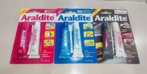 Araldite Hitam Rapid Steel Epoxy 2 x 28,5 ML - Gambar 2