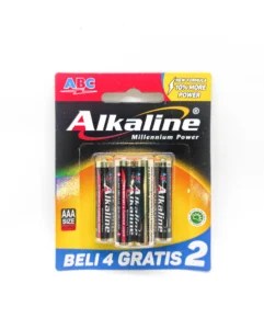 ABC Baterai Alkaline AA / AAA 4+2
