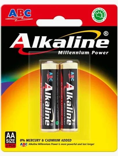 ABC Baterai Alkaline AA / AAA Isi 2