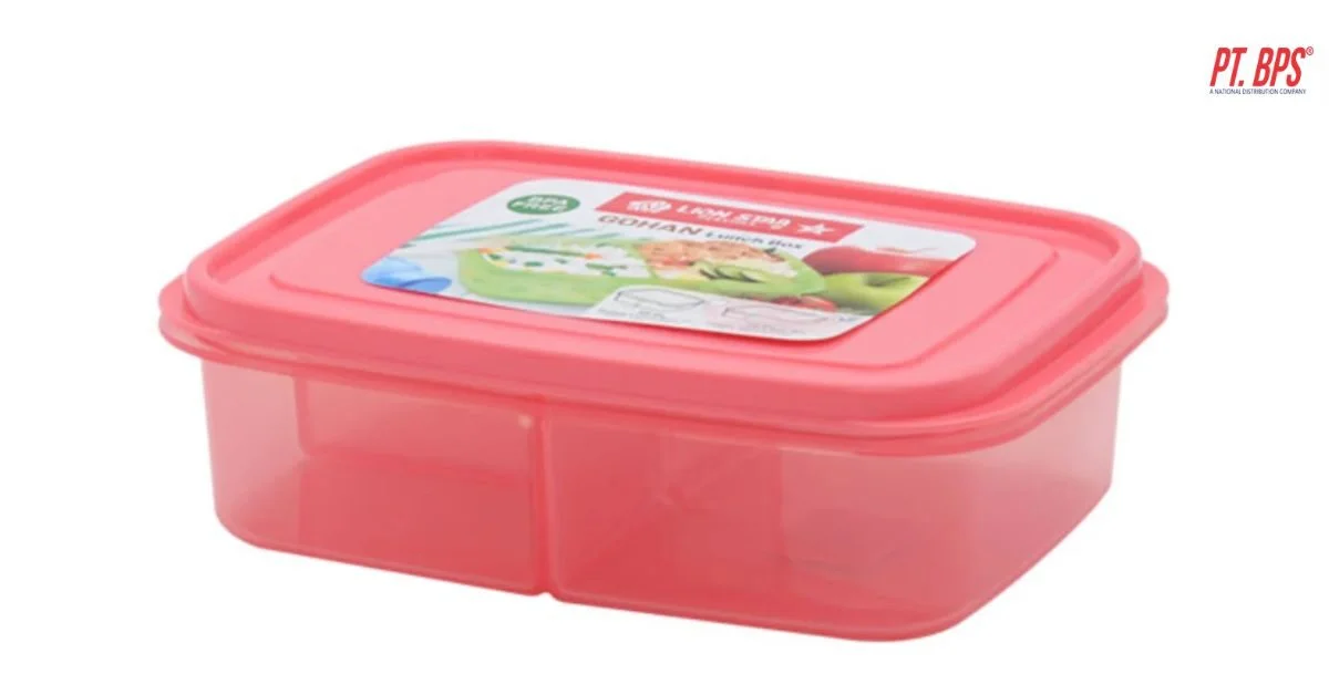 Kotak Makan Lunch Box 3 Sekat Lion Star SB-67 Gohan Lunch Box 201