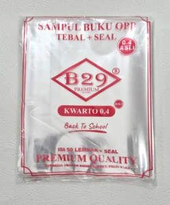 B29 Sampul Buku Plastik OPP Seal - Gambar 6