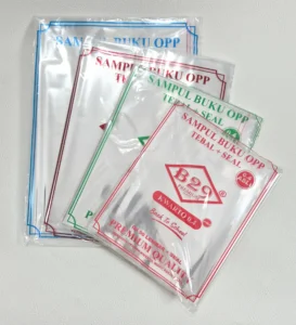B29 Sampul Buku Plastik OPP Seal